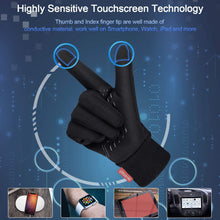 Load image into Gallery viewer, Cevapro Winter Gloves Touchscreen Windproof Running Gloves Thermal Cold Weather Gloves for Men Women