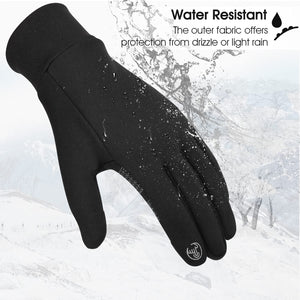 Cevapro Winter Gloves Women Men Lightweight Running Gloves Touchscreen Gloves Liners Soft Warm for Cold Weather Running Working Hiking Driving Cycling