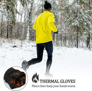 Cevapro Winter Gloves Touch Screen Gloves Cold Weather Warm Gloves for Hiking Running Cycling Climbing