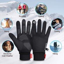 Load image into Gallery viewer, Cevapro Winter Gloves Women Men Touch Screen Gloves for Cold Weather Warm Gloves Water Resistant Freezer Work Gloves for Hiking Running Climbing Cycling Walking Driving Typing