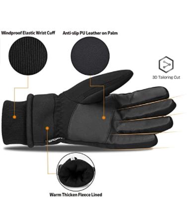 Unisex Thermal Gloves For Winter, Touchscreen Gloves, Non-slip & Windproof  Gloves