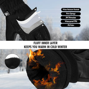 Cevapro -30℉ Winter Gloves Touchscreen Gloves Thermal Gloves for Running Hiking