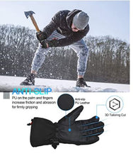 Load image into Gallery viewer, Cevapro -40℉ Winter Gloves Waterproof Ski Gloves 3M Insulated Snowboard Gloves
