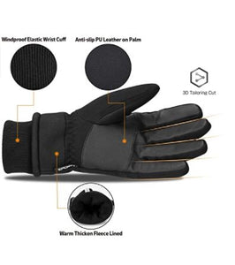 Cevapro -30℉ Winter Gloves Touchscreen Gloves Thermal Gloves for Running Hiking
